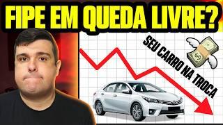 PREÇO do CARRO USADO DESPENCA na TROCA: AVALIAÇÃO em QUEDA LIVRE! E AGORA? O QUE FAZER?