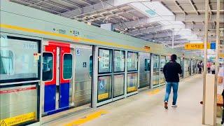 수인분당선 호구포역 진입,발차 / Suin-Bundang Line. Hogupo station