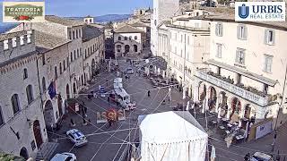 Assisi Live Webcam Piazza del Comune