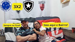 React de #cruzeiro 3x2 #botafogo, Fogão Vacila no final pela milésima vez e toma a virada no final!