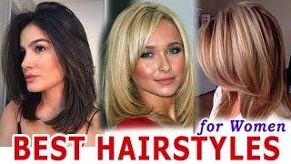 Best Hairstyles 2024 for Women Over 40 to Look Younger. Medium-length haircuts.