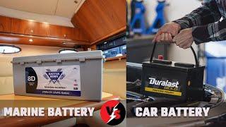 Marine Battery vs Car Battery