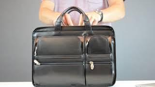 The Hubbard Leather Briefcase for Men - The Real Leather Company