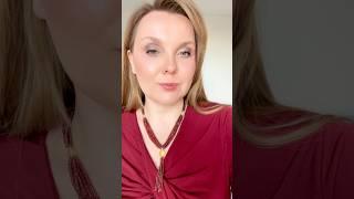 Колье из граната и цитрина #винтажныеукрашения #винтажнаябижутерия #украшения #бижутерия #винтаж