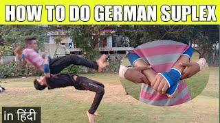 German suplex - How to do german suplex in hindi | brock lesnar suplex city in hindi