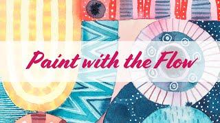 Intuitive Painting | Paint Abstract Watercolour Patterns with me!