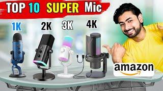 Top 10 Best Microphone  2024 | Best mic singing , streaming , YouTube video , podcasting  !