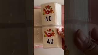 Gingerbread Man Theme 100 Envelopes Savings Challenge | 4k | $40 increment | Cash Stuffing Binder