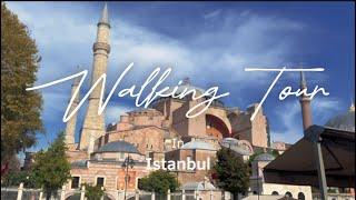 Istanbul Turkiye Tour  | Grand Bazaar, Ayasofya Mosque, Topkapı Palace, Bosphorus…2024 4K