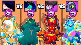 WHAT IS THE BEST BRAWLER with HYPERCHARGE SKIN? | EDGAR vs MORTIS | BRAWL STARS