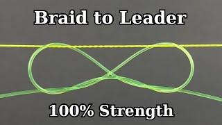 Amazing Knot to tie two Fishing Lines Together! | Braid to Mono or Fluorocarbon Leader