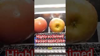 Highly acclaimed Korean apple juice