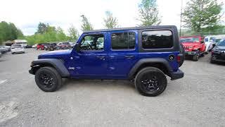 2018 Jeep Wrangler JL Unlimited Sport | Ocean Blue Metallic | JW180012 | Redmond | Seattle