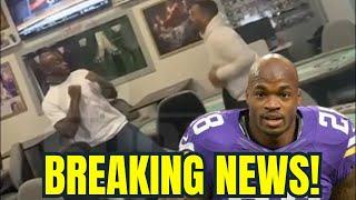 BREAKING! NFL Great Adrian Peterson THROW HANDS In Houston!