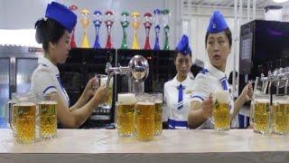 Step inside North Korea's first beer festival