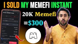 I Sold My $MEMEFI token 20K in $300️ Memefi Airdrop Big Profit || Memefi Wallet Issue OKX SUI !