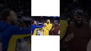 "LeBron and Steph’s Christmas Day Moment Sparks Wild Fan Reactions!"#lebronjmes #stephencurry #nba