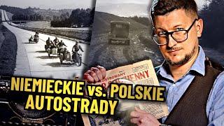 Niemieckie vs. polskie autostrady w 1938