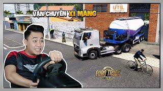 ETS2 - Xe Tải HOWO Chở Xi Măng Đến Công Trình Nhà Cao Tầng Trên Đường Quê Siêu Đẹp