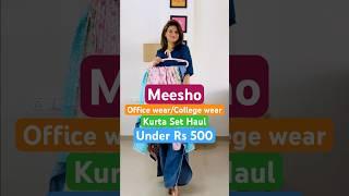 Meesho Kurti Set l Meesho Kurti #meesho #kurti #office #college #haul #viral #shorts #meeshohaul