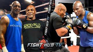 Evander Holyfield Sparring with Mike Tyson Footage Leaked!