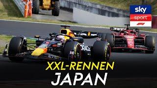 Ferrari-Piloten gelingt Aufholjagd | Rennen - XXL Highlights | Großer Preis von Japan | Formel 1