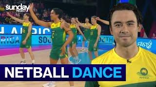 Aussie Men's Netball Team Puts On Pre-Match Show