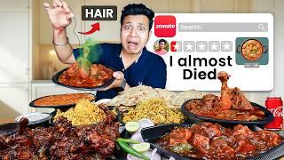 I Ordered From 0 Rated Restaurants From ZOMATO!!!! Scary Experience