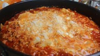 Lasagna as a stew recipe, simply delicious and quickly cooked in a pot, homemade