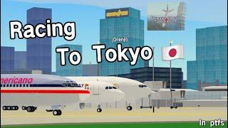 Racing to Tokyo with DIFFERENT aircraft’s in PTFS