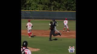 GOOD TRIPLE  OR BAD FIELDING ? #college #baseball #highlights