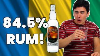 Scottish People Try The Worlds Strongest Rum (84.5% 169 Proof )