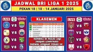 Jadwal Liga 1 2025 Pekan 18 - PSBS vs Persib - PSS vs Persebaya - Liga 1 Indonesia 2024