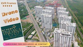 My Home Tridasa: Stunning 4K Aerial Tour of Modern Living  | Tellapur | Hyderabad