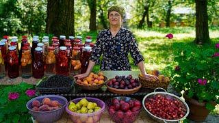 Storage of juice from all fruits in the village! - Recipe for juice from harvested fruits