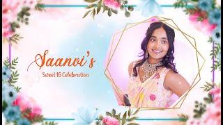 Best Sweet 16 birthday Highlights - Saanvi  - by CandidPixels Photography