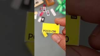 unboxing Poco c50 mini phone