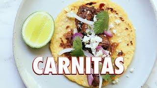 Crispy Carnitas Recipe (Mexican Slow Cooked Pulled pork)