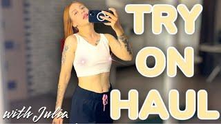 [4K] Transparent Try-on Haul with Julia | See Through Haul 2024 | Home CLOTHES Try On 