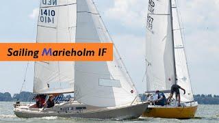 Segeln bei Windstärke 4 - 5 auf dem IJsselmeer. Marieholm-Veranstaltung 2023