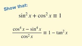 Intro to Trigonometric Identities - part 1