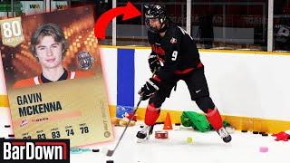 HOW GOOD IS THIS POTENTIAL 2026 #1 NHL DRAFT PICK IN REAL LIFE? | HUT CARD CHALLENGE