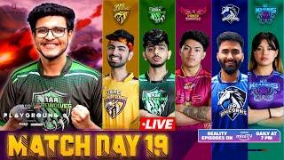 PLAYGROUND 2 MATCH DAY 19 LIVE | Ft Harsh Beniwal, Ashish, CarryMinati, Triggered Insaan & ScoutOP