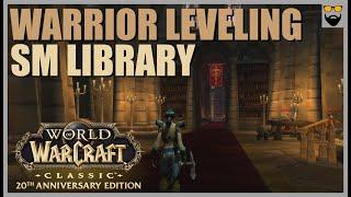 World of Warcraft Classic Era - SM Library Tanking - Warrior Part 22 - Dreamcythe US Gameplay