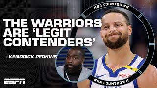 'LEGIT TITLE CONTENDERS' ️ Perk has high praise for the Warriors | NBA Countdown