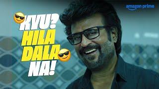 Superstar Rajinikanth In Action ft. Fahadh Faasil  | Vettaiyan | Prime Video India