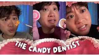 ASMR | Top 4 Dentist Eats Candy from your Teeth Compilation 