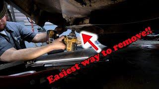 How To Easily Remove Blade Nut or Bolt That Won't Come Off Blade Is Too Tight Can't Get Blade Off