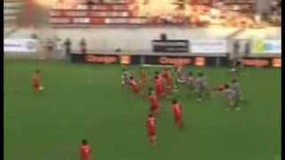 Nemsadze hands off Remy Martin and scores individual try against Beziers