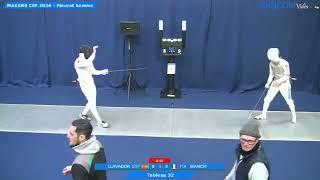 Paris World Cup 2024 SMF - L32 - Carlos Llavador ESP v Guillaume Bianchi ITA